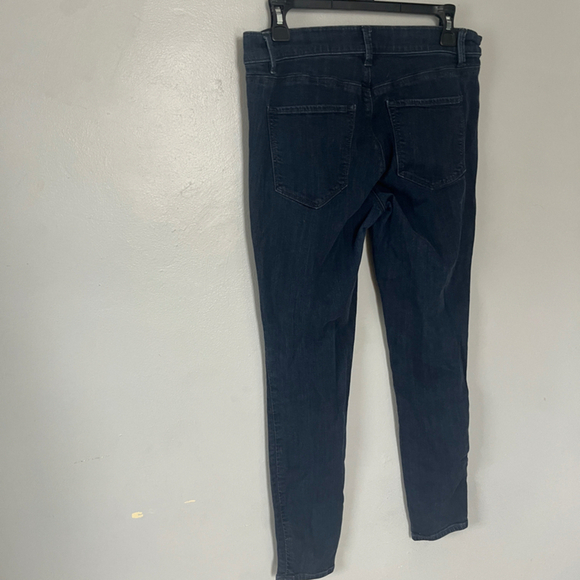 Ann Taylor Women's Skinny Ankle Modern Fit Jeans Dark Blue 8 - Picture 2 of 7